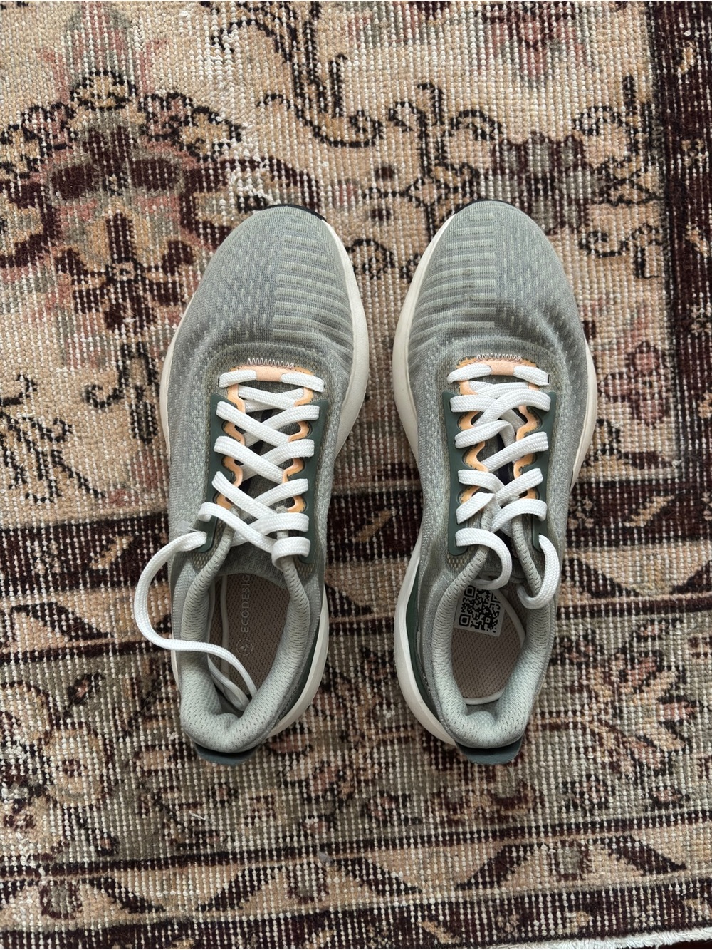 New, Never Worn - Women's Light Green Athletic Sneakers with White Accents